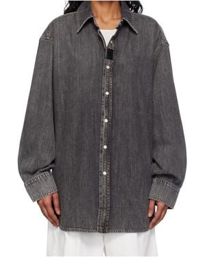Stella McCartney Long-Sleeved Denim Shirt - Gray