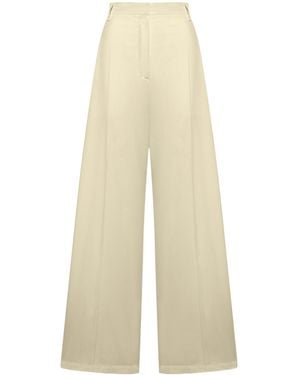 Sportmax Regular & Straight Leg Trousers - White