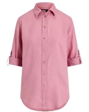 Ralph Lauren Buttoned Roll-Up Shirt - Pink