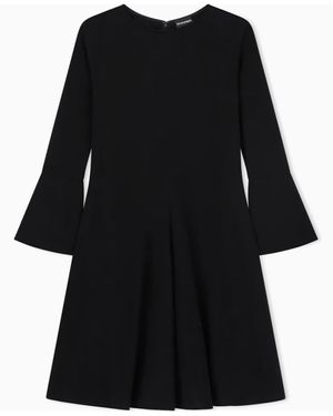 Emporio Armani Flared Dress - Black