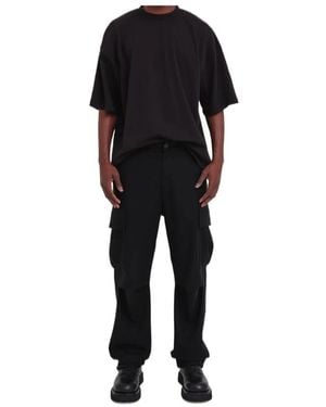 DARKPARK Straight Leg Cargo Trousers - Grey