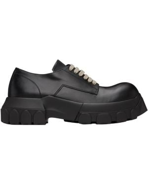Rick Owens Bozo Tractor Lace-Up Shoes - Black