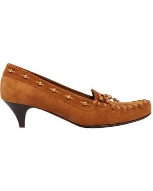 KHAITE Milly Court Shoes - Brown