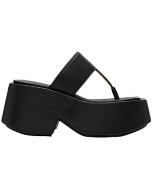 Marsèll Marsèll Slip-On Platform Thong Sandals - Black