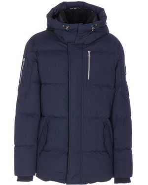 Moose Knuckles Everest 3Q Puffer Hooded Jacket - Blue