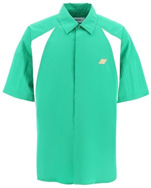 Ambush Logo Patch Bowling Shirt - Green