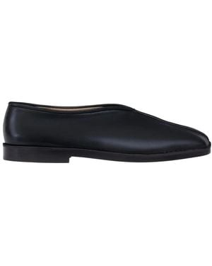 Lemaire Square-Toe Loafers - Blue
