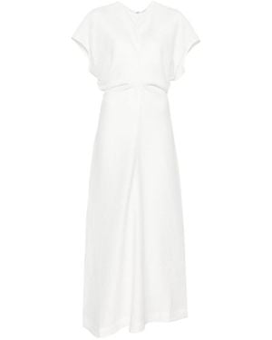 TOTEME Slouch-Waist Maxi Dress - White