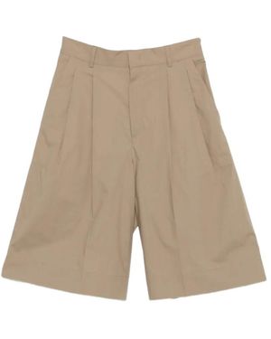 Soeur Straight-Leg Shorts - Natural