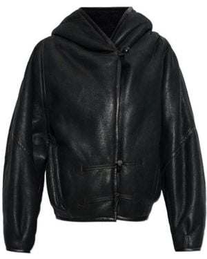 Isabel Marant Amiel Toggle Hooded Jacket - Black