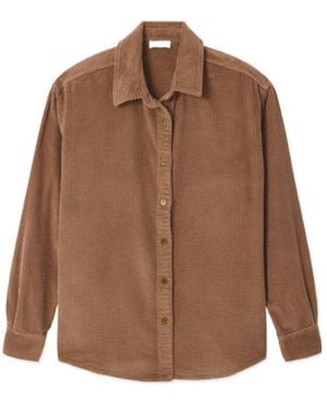 American Vintage Padow Corduroy Shirt - Brown