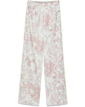 forte_forte 5Pocket Denim Pants Nontiscordardime - White