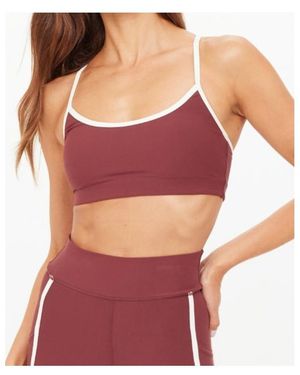 The Upside Samara Strappy Activewear Top - Purple