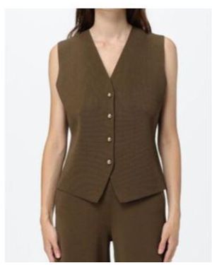 Max Mara Sleeveless Vest - Green