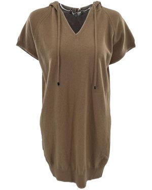 Max Mara Hooded Sweater - Brown