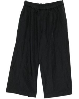 Comme des Garçons Elastic Waistband Casual Pants - Black
