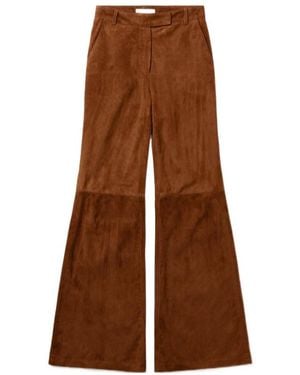 1989 STUDIO Corduroy Flared Pants - Brown