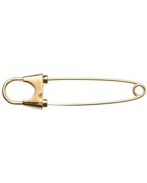 Prada Metal Brooch - White
