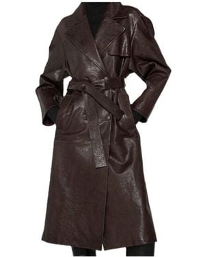 DESA NINETEENSEVENTYTWO Long-Sleeved Coat - Brown