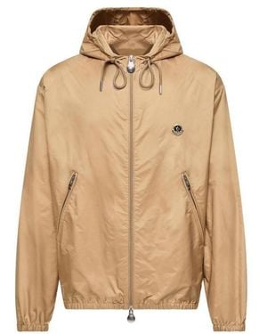 Moncler Hooded Windbreaker - Natural