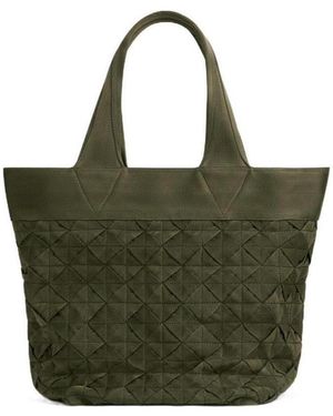 Bottega Veneta Intrecciato Top Handle Bag - Green