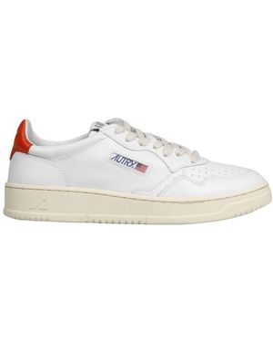 Autry Medalist Lace-Up Trainers - White