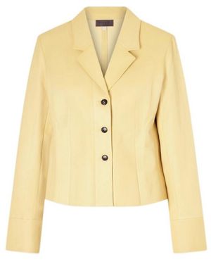 Stouls Leather Jacket - Metallic