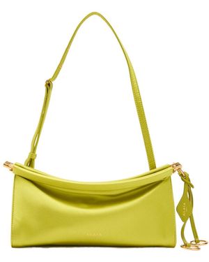 Alaïa Satin Shoulder Bag - Yellow