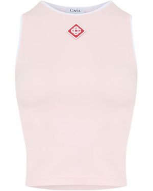CASABLANCA Logo Vest - Pink