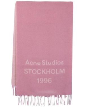 Acne Studios Tasselled Scarf - Pink