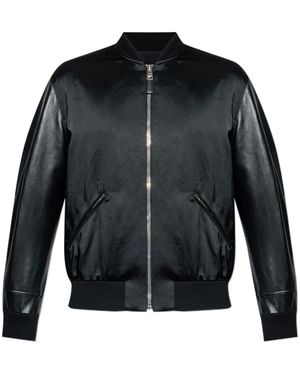 Givenchy Zip-Up Bomber Jacket - Black