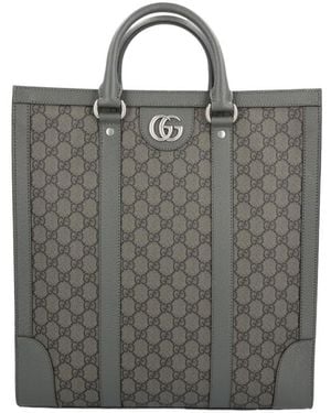 Gucci Ophidia Top Handle Bag - Grey