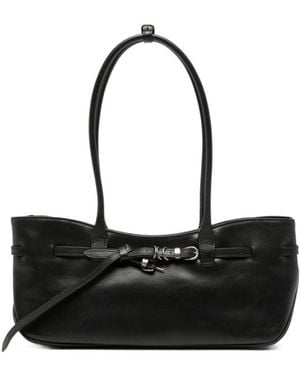 Marge Sherwood Grandma Used Knotted Shoulder Bag - Black