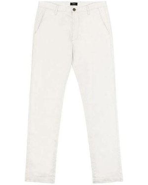BOSS Logo Casual Trousers - White
