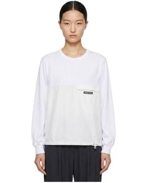 Marissa Chiara Long-Sleeved Panelled T-Shirt - White