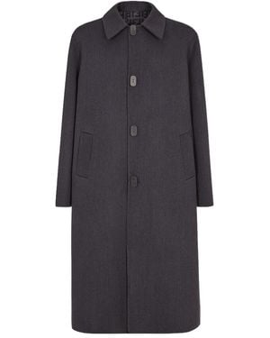 Fendi Single-Breasted Coats in Natural for Men | Lyst