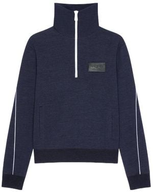 Givenchy Zipped Sweatshirt - Blue