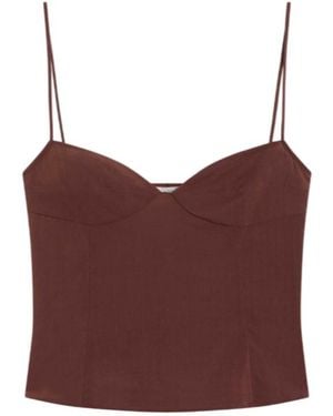 St. Agni Strapless Top - Purple
