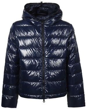 Duvetica Glossy Hooded Jacket - Blue
