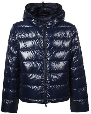Duvetica Glossy Hooded Jacket - Blue