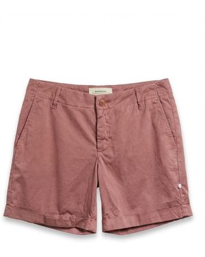 Weekend by Maxmara Belt-Loop Shorts - Red
