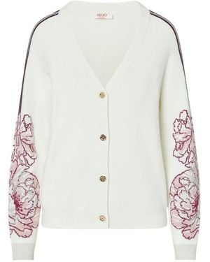Liu Jo Jacquard Cardigan - White