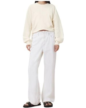 AllSaints Drawstring-Detail Sweatshirt - White