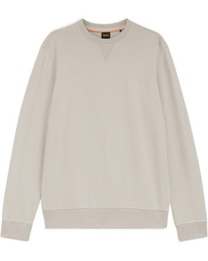 BOSS Classic Crewneck Sweatshirt - White