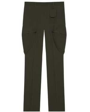 Givenchy Slim Fit Cargo Trousers - Green