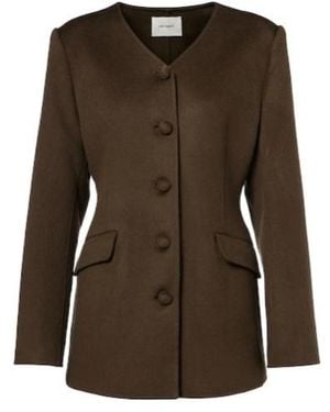 Lisa Yang Wool And Cashmere Blazer - Brown