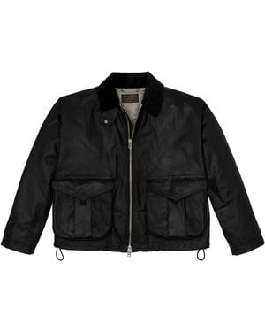 Filson Shelter Lightweight Waxed Jacket - Black