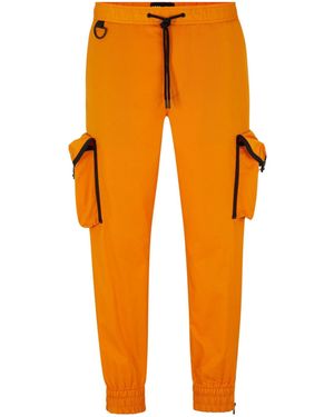 BOSS Drawstring Jogger Cargo Trousers - Orange