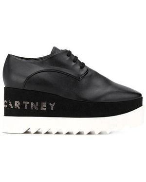 Stella McCartney Elyse Platforms Lace-Up Shoes - Black
