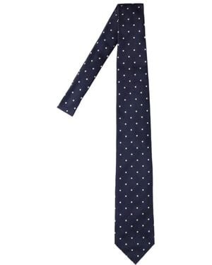 Tom Ford Polka-Dot Silk Tie - Blue